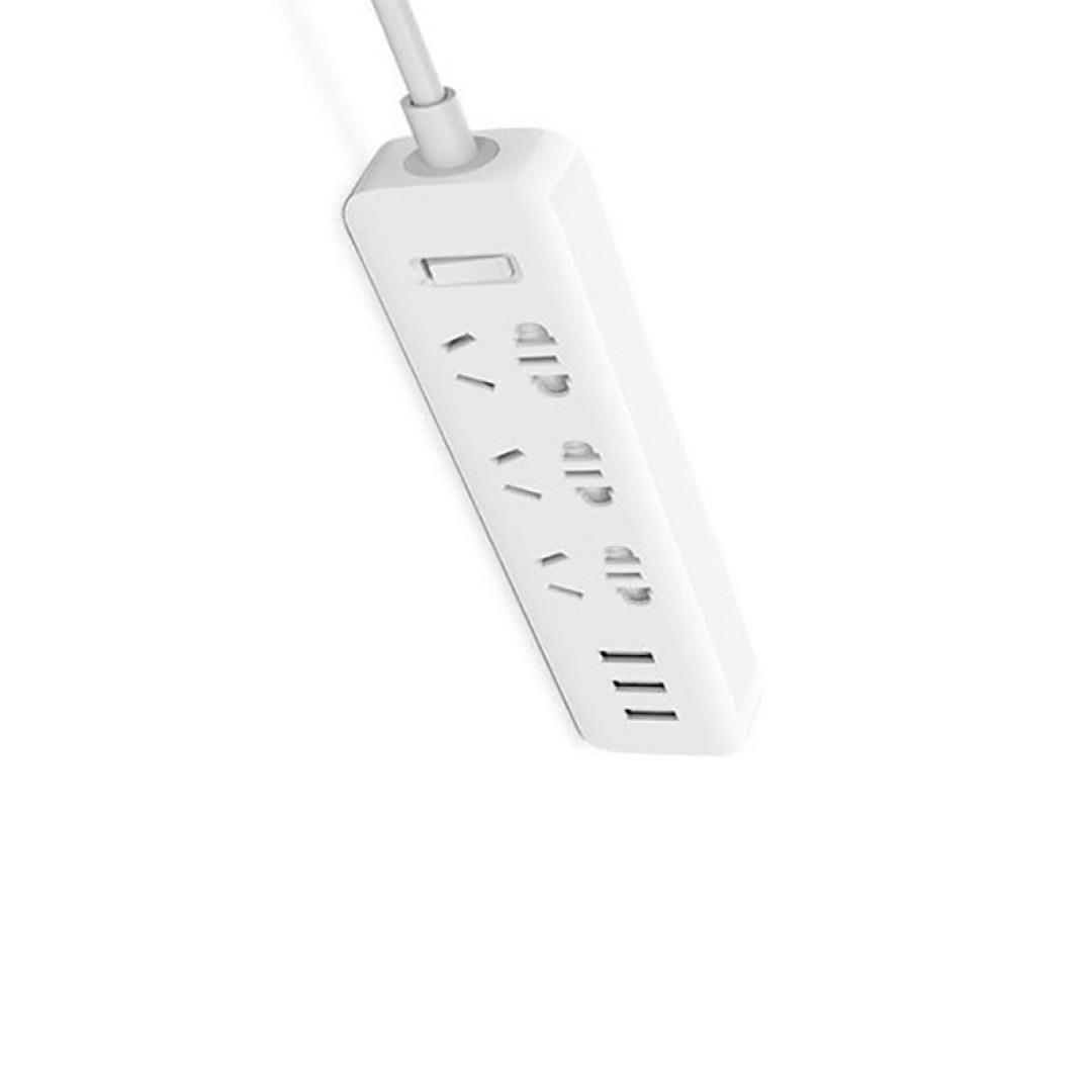 Удлинитель Xiaomi Mi Power Strip 3 Socket + 3 USB Black (XMCXB01QM)