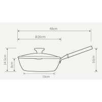 Сковорода-вок 3.3 л Xiaomi Taste Plus Motomi Series Wok (TP1JC26)