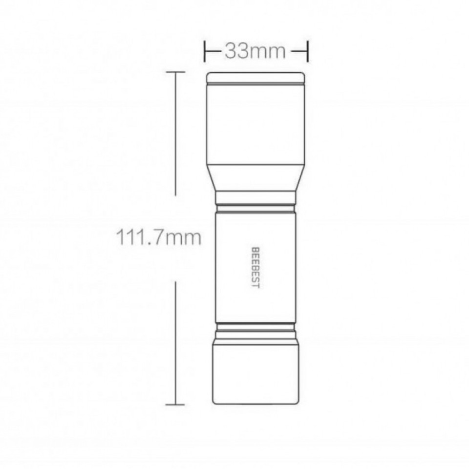 Фонарик Xiaomi Beebest Portable Flashlight ZIM F1