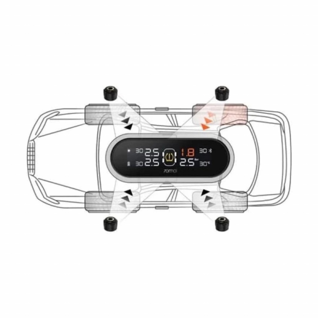 Система контроля давления в шинах Xiaomi 70Mai Tire Pressure Monitoring System Lite (T02)