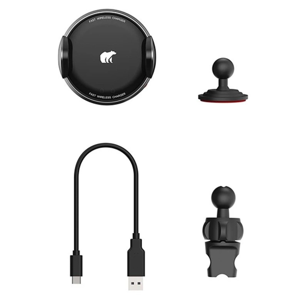 Автомобильное держатель с беспроводной зарядкой Xiaomi Shun Zao Electric Wireless Quick Car (VB1-W)