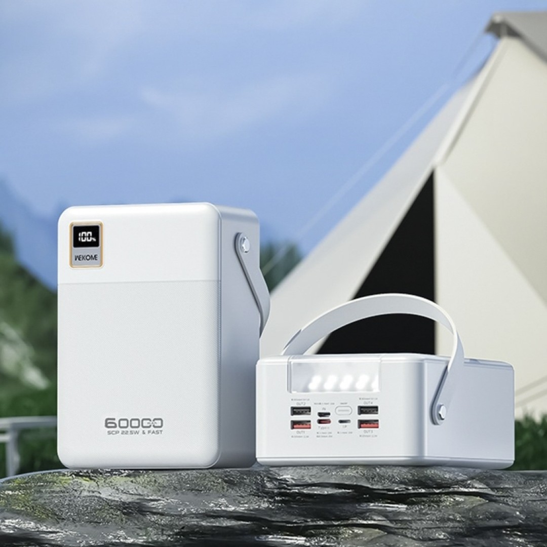 Внешний аккумулятор WEKOME Power Bank 60000mAh 22.5W (WP-76)
