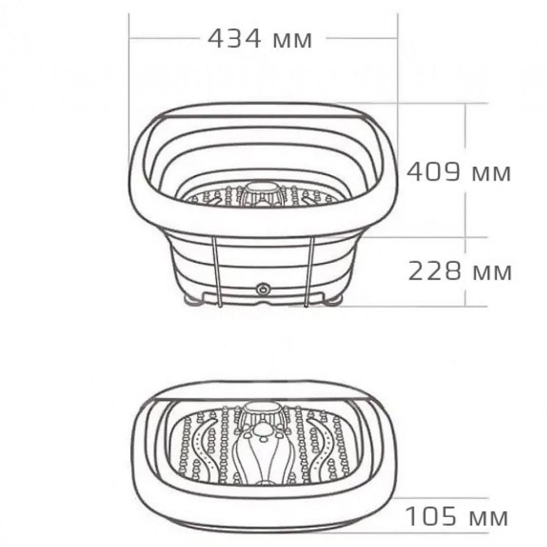 Складная массажная ванна для ног Xiaomi LeFan Leravan Folding Foot Bath (LF- ZP008)