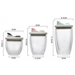 Термокружка с двойным стеклом Xiaomi Portable With Double Glass Coffee Cup (EBWB02MSK)