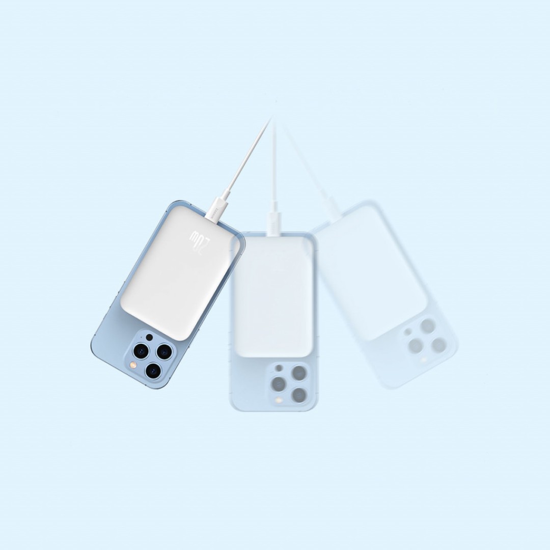 Внешний аккумулятор Baseus Magnetic 30W 5000mAh (P10022107113-00)