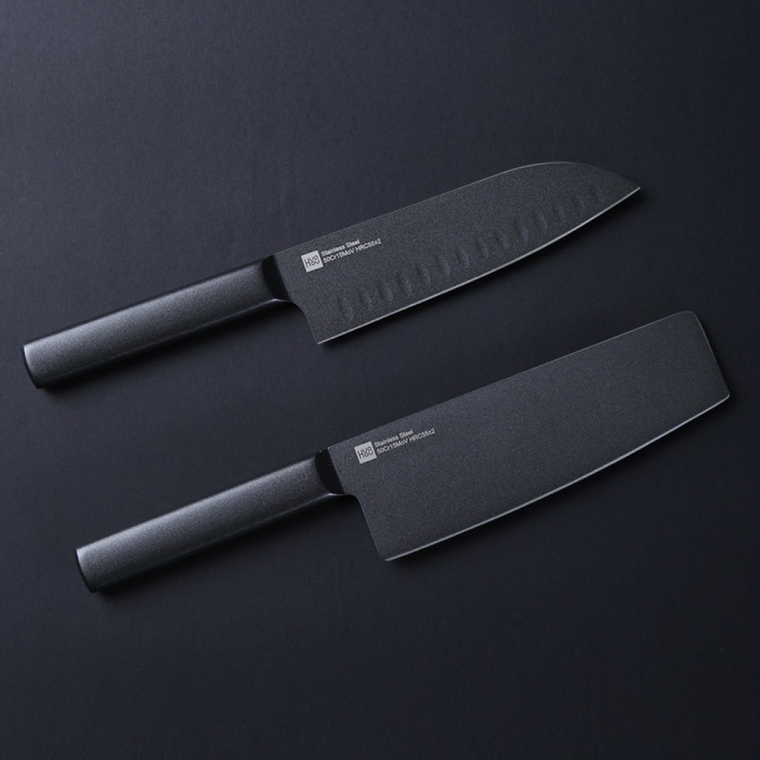 Набор кухонных ножей 2 в 1 Xiaomi Huo Hou Steel Knife Set