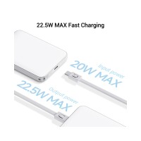 Ультратонкий внешний аккумулятор Xiaomi Ultra-Thin Power Bank with Built-in Cable 5000 mAh 22.5W (PB0522S)