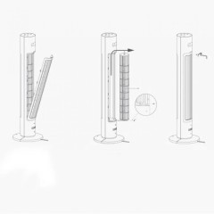 Напольный вентилятор Xiaomi Mijia DC Inverter Tower Fan (BPTS01DM)