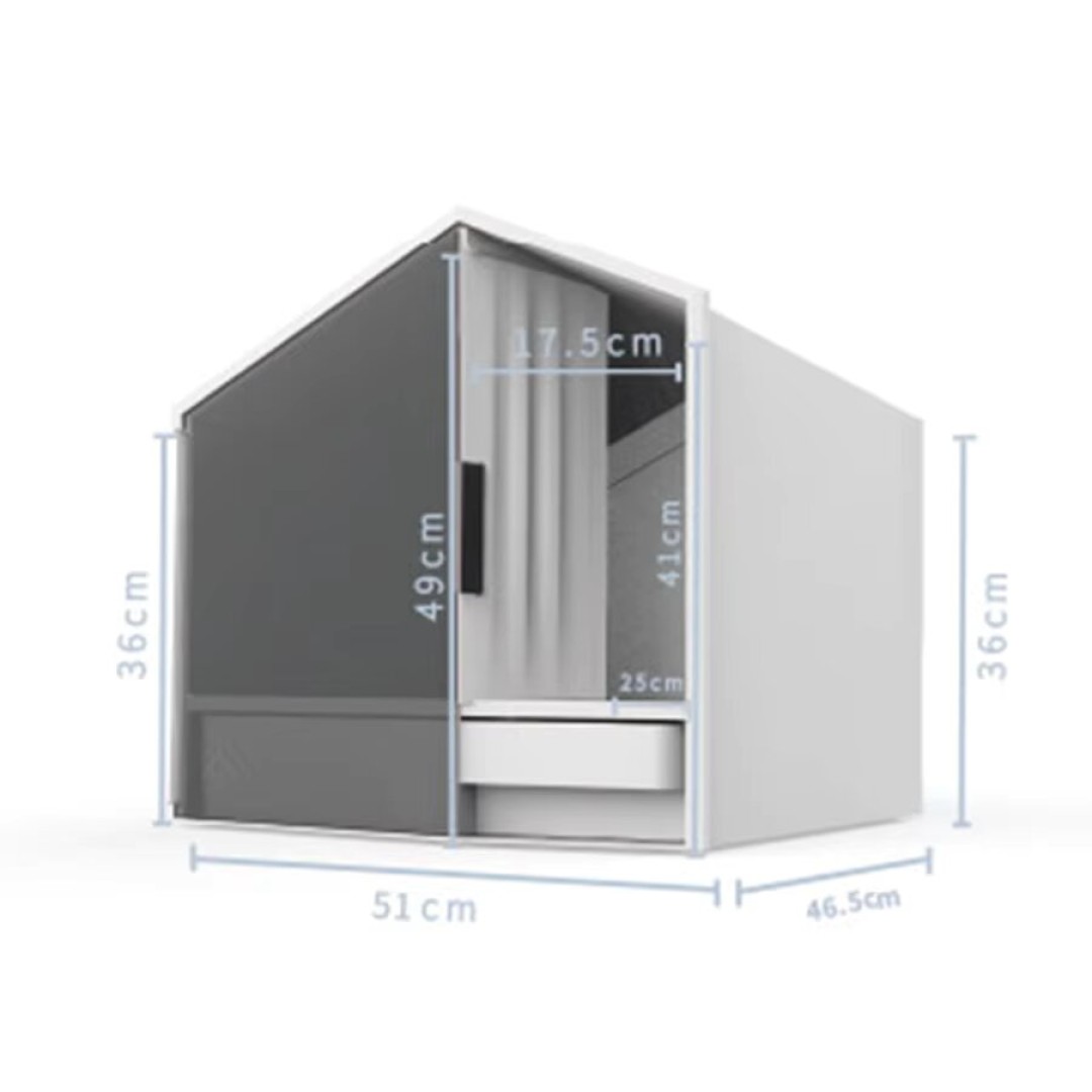 Домик-лоток для кошек Xiaomi Furrytail Glowhouse Car Litter Box