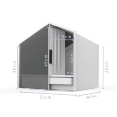 Домик-лоток для кошек Xiaomi Furrytail Glowhouse Car Litter Box