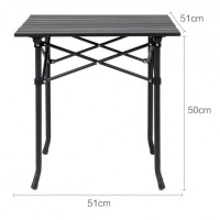 Набор обеденной мебели складной квадратный стол и 2 стула Xiaomi Gocamp Folding Table And Chair Set (OBS1005)