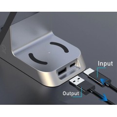 Беспроводное зарядное устройство с будильником 6 в 1 Qwerty New Wireless Charger