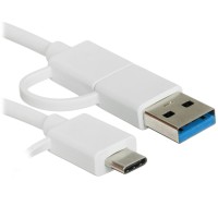 USB-хаб Xiaomi Multifunctional HUB 4 in 1 Dual Head Splitter (XMSTFXQ01YM)