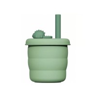 Силиконовый стакан Xiaomi Jordan Judy Silicone Сup Dinosaur 480 ml Violet (KT055)