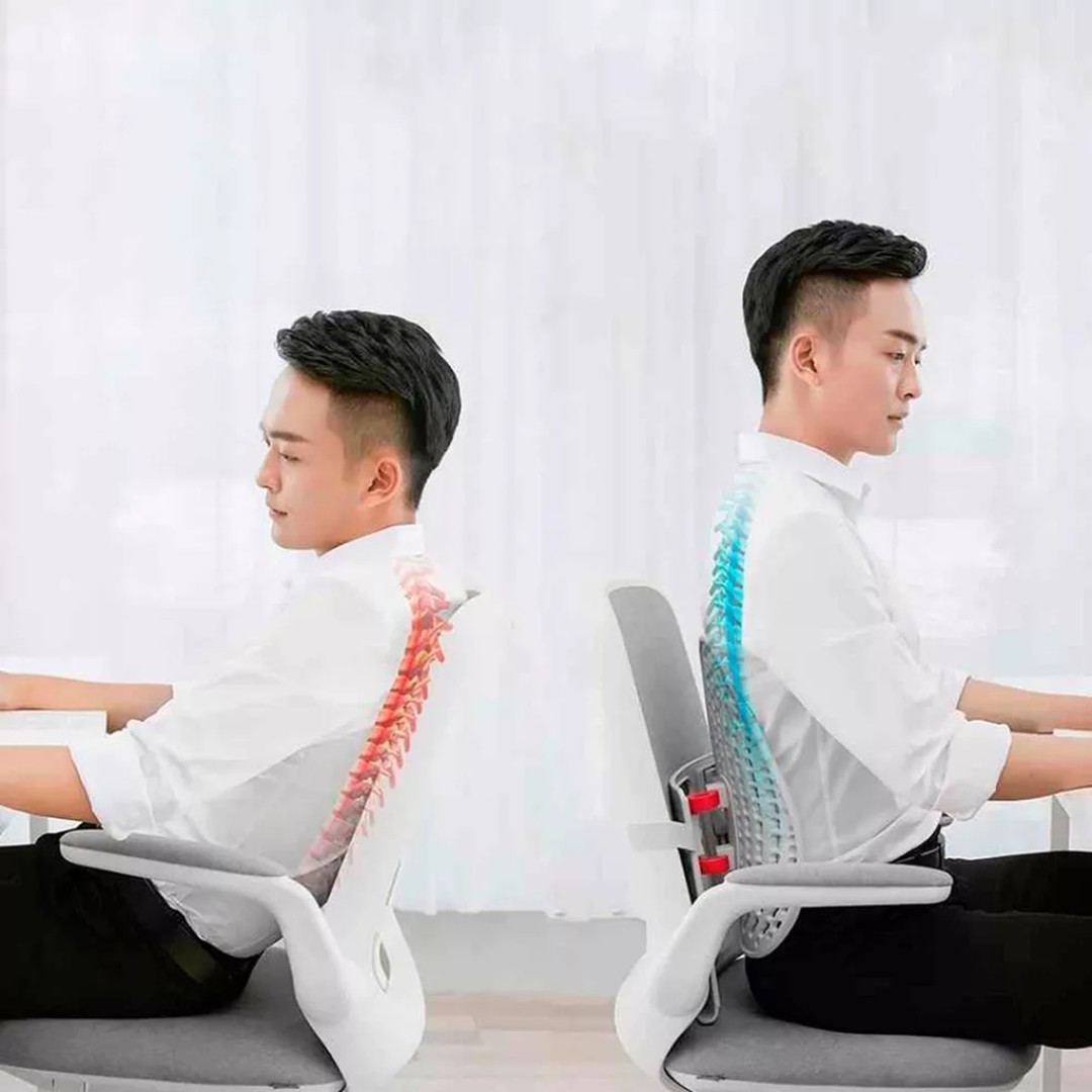 Регулируемая эргономичная подушка для спины Xiaomi Mi Leband Adjustable Ergonomic Back Pad Support (LB-YK002)