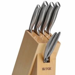 Набор стальных ножей Xiaomi Huo Hou 6-Piece Stainless Steel Kitchen Knife Set (4 ножа + ножницы + подставка) (HU0014)