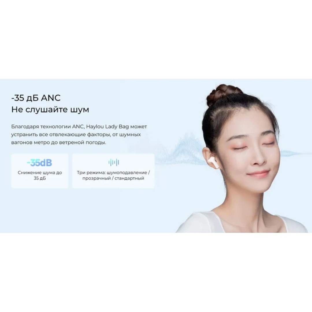 Беспроводные наушники Xiaomi Haylou T87 Lady Bag
