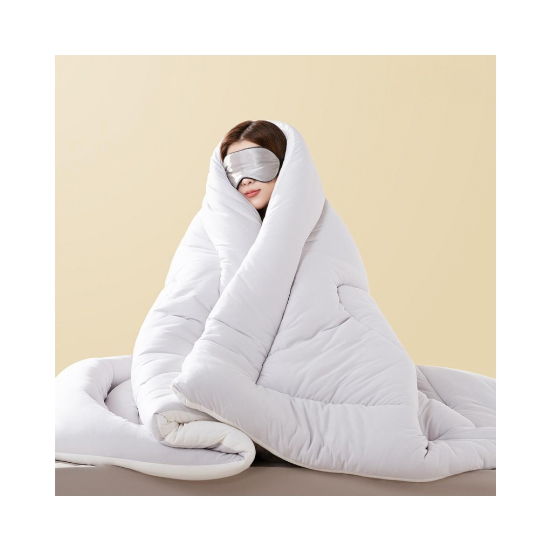 Зимнее одеяло Xiaomi 8H Little Warm Bear Warm Lazy Quilt D10 Grey 2112g (220x240cm)