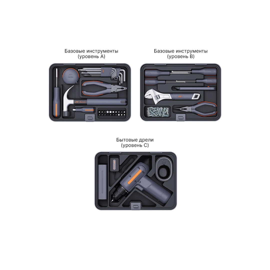 Набор инструментов Xiaomi JimiHome Multi-Function Repair Toolbox Set 71 шт (X3-ABC)