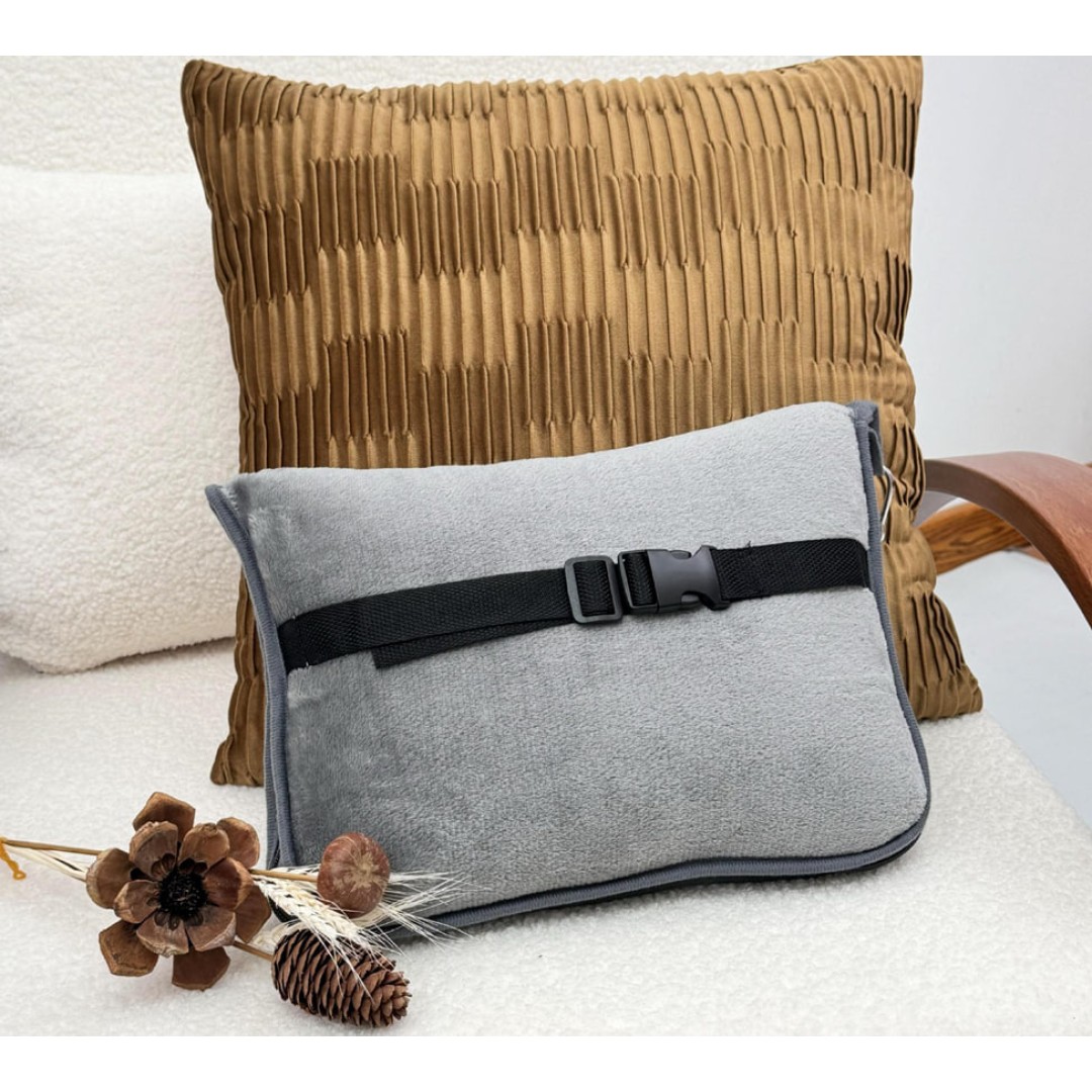 Дорожное одеяло - подушка, портативное, 2-в-1, Comfort,  цвет нежный розовый