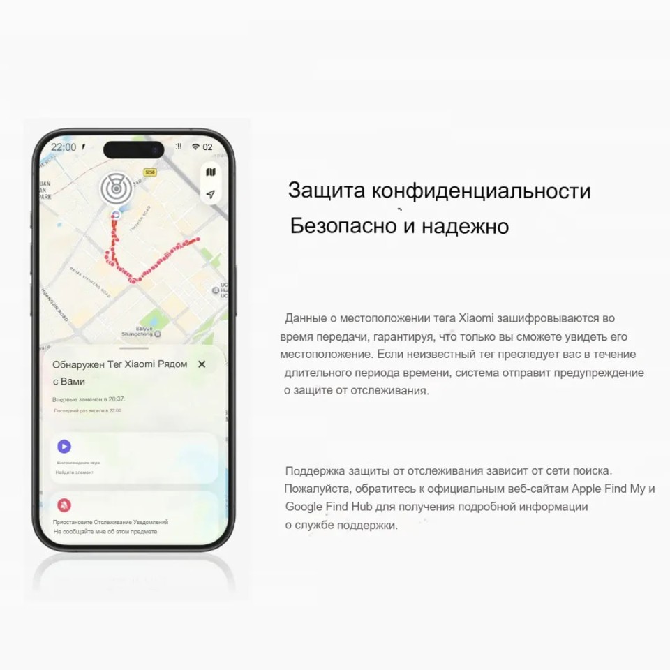 Умный GPS - трекер Xiaomi Tag, BLE Version, M2543T1