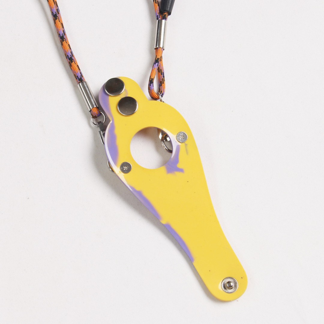 Держатель для очков на шнурке, универсальный, желтый