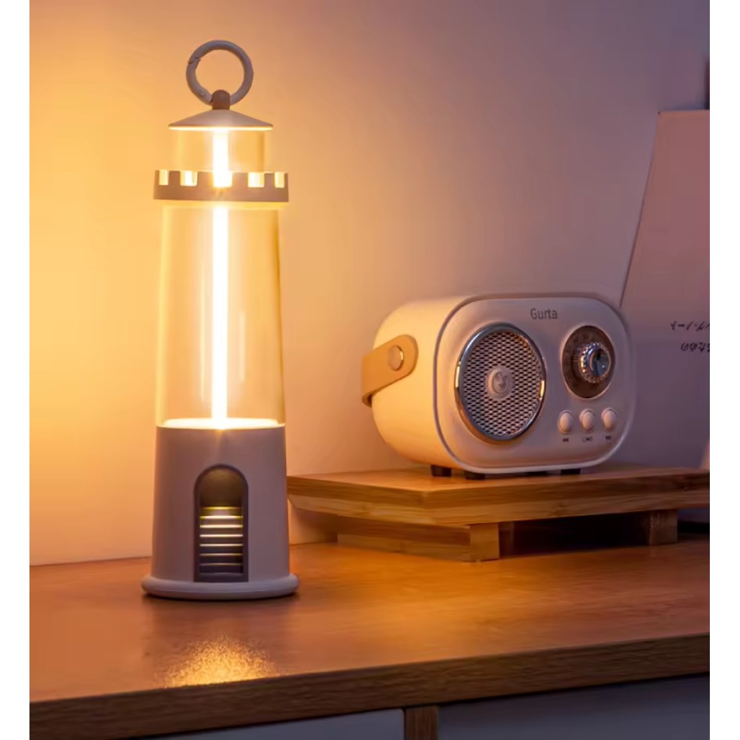 Беспроводной ночник Маяк, портативный, 1200 мАч, 144 люмена, белый