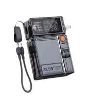 G50 Портативный магнитный Power Bank 3-в-1 для телефонов и Apple Watch Magsafe с мощным магнитом и сверхбыстрой зарядкой 22,5 Вт, 10000 мАч, серый