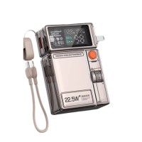 G50 Портативный магнитный Power Bank 3-в-1 для телефонов и Apple Watch Magsafe с мощным магнитом и сверхбыстрой зарядкой 22,5 Вт, 10000 мАч, пустынный золотой