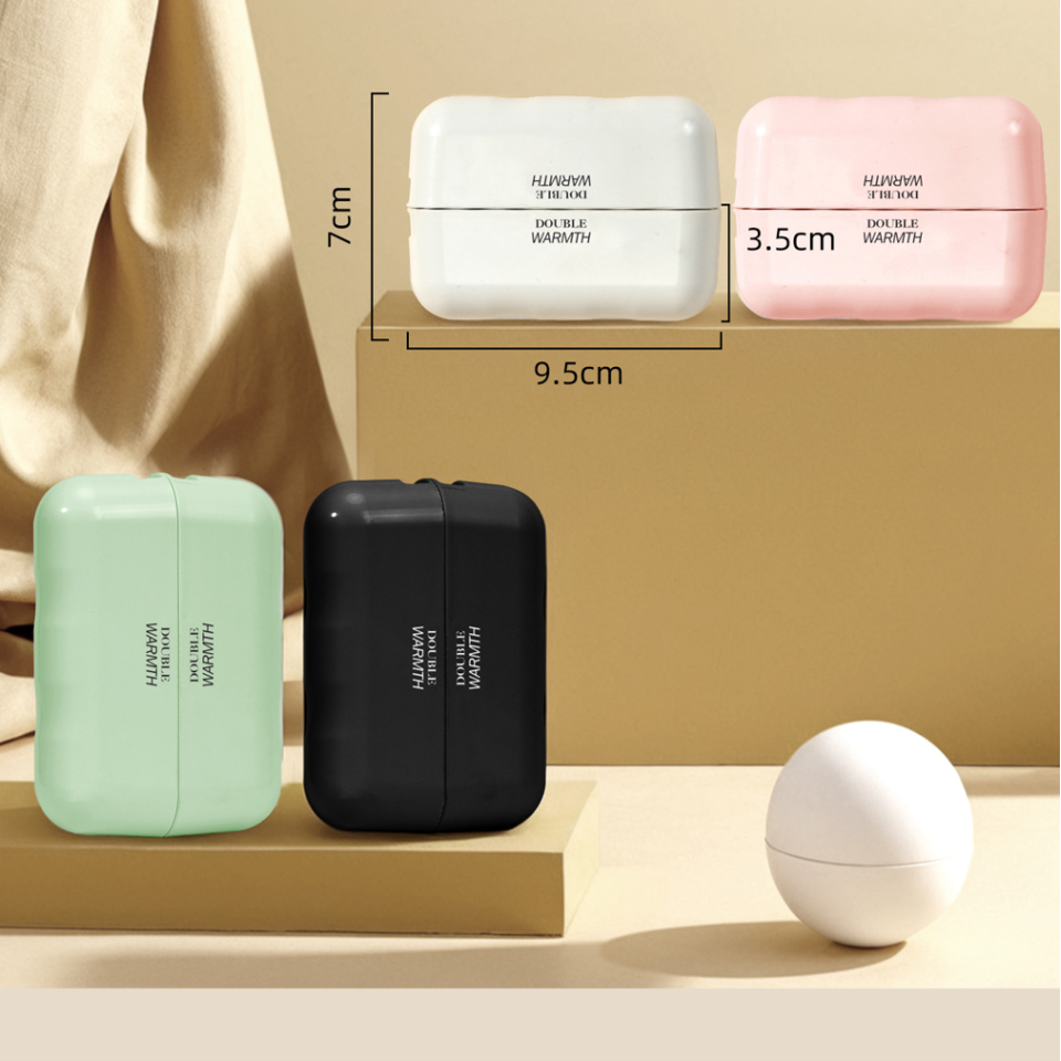 Портативная грелка для рук Double Warmth, USB TYPE-C