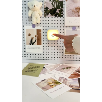 Мини-ночник магнитный, USB,  таинственный синий