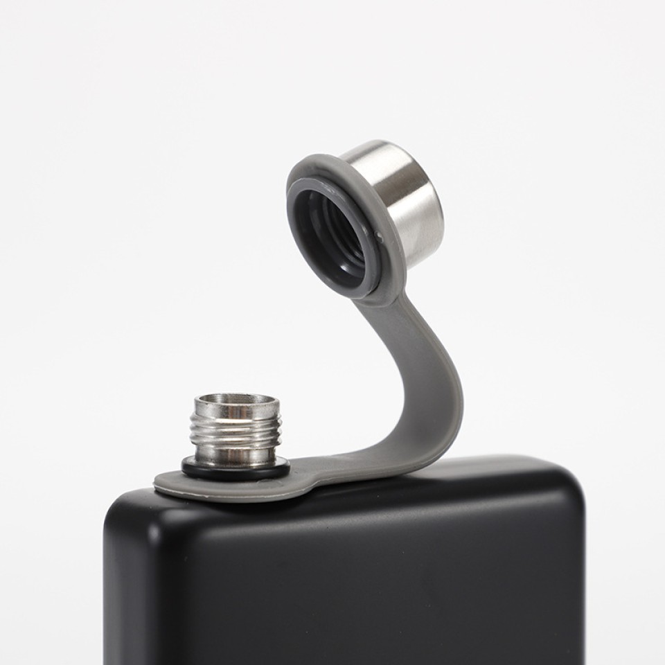 Фляжка для вина и других напитков Todenny stainless steel spray paint wine pot (TOP-F09), 260 мл, хаки