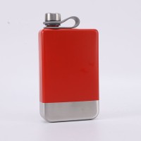 Фляжка для вина и других напитков Todenny stainless steel spray paint wine pot (TOP-F09), 260 мл, красный
