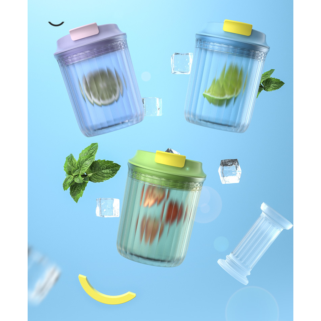 Стакан из тритана, портативный, 360 мл, Hals, Candy, виноградно-фиолетовый