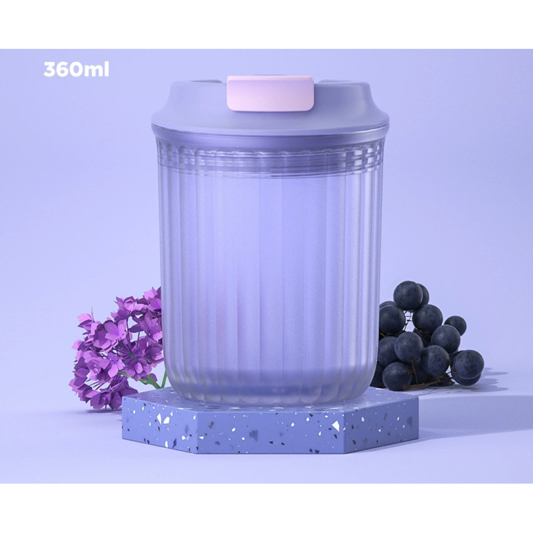 Стакан из тритана, портативный, 360 мл, Hals, Candy, виноградно-фиолетовый