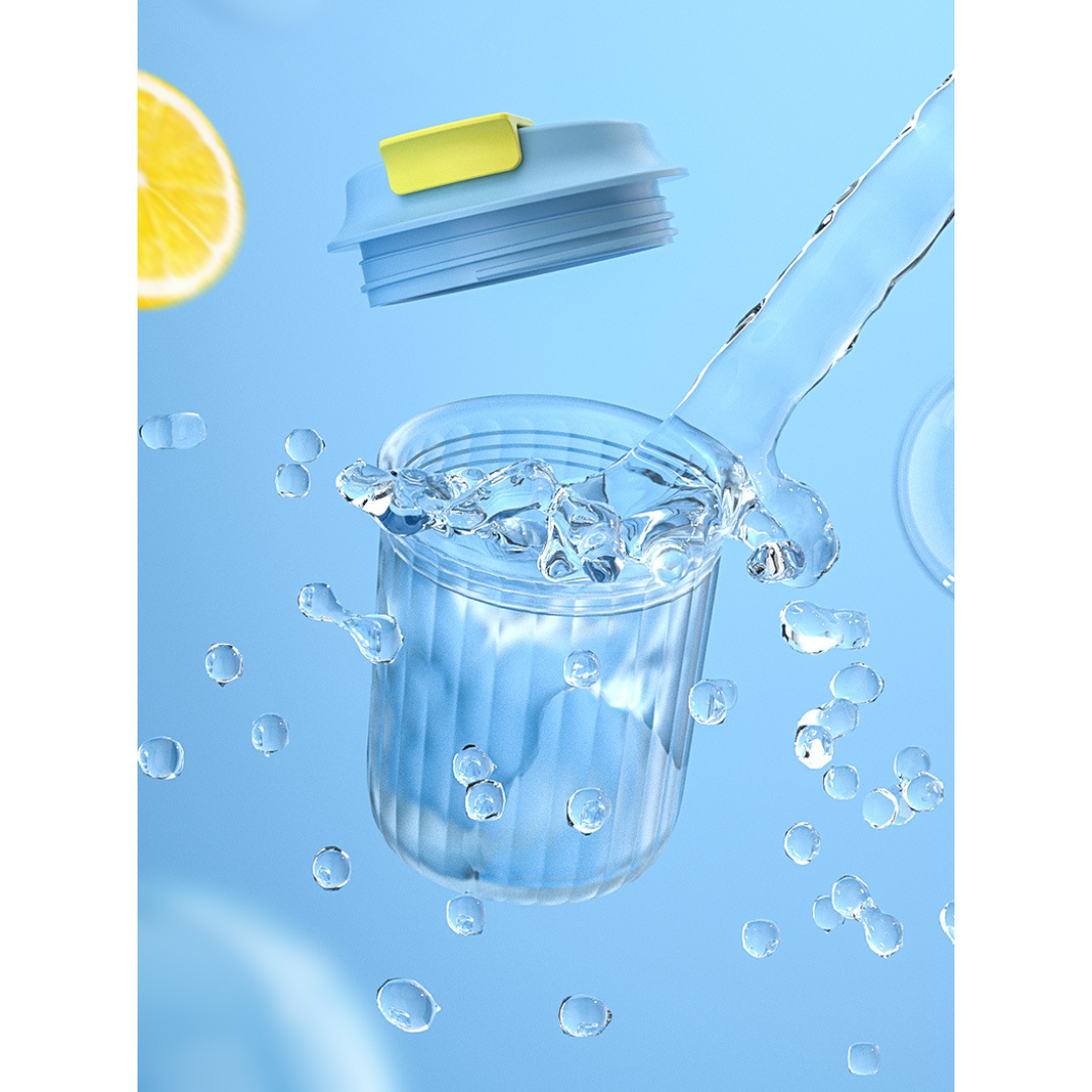 Стакан из тритана, портативный, 360 мл, Hals, Candy, виноградно-фиолетовый