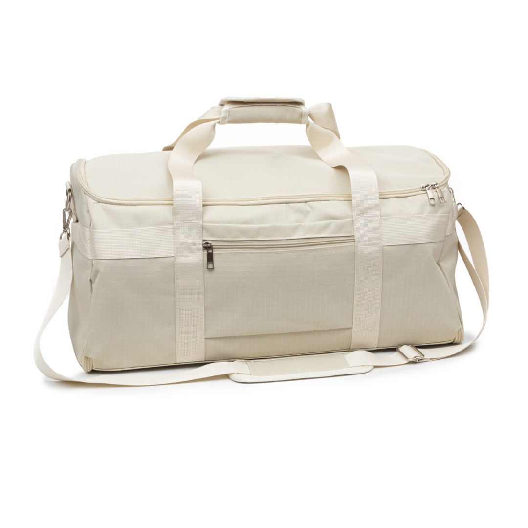 Дорожная сумка – органайзер, многофункциональная,  20–35 литров, белый +колесная база (4 колеса)