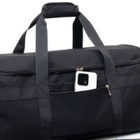 Дорожная сумка – органайзер, многофункциональная,  20–35 литров, бордовый +колесная база (2 колеса)