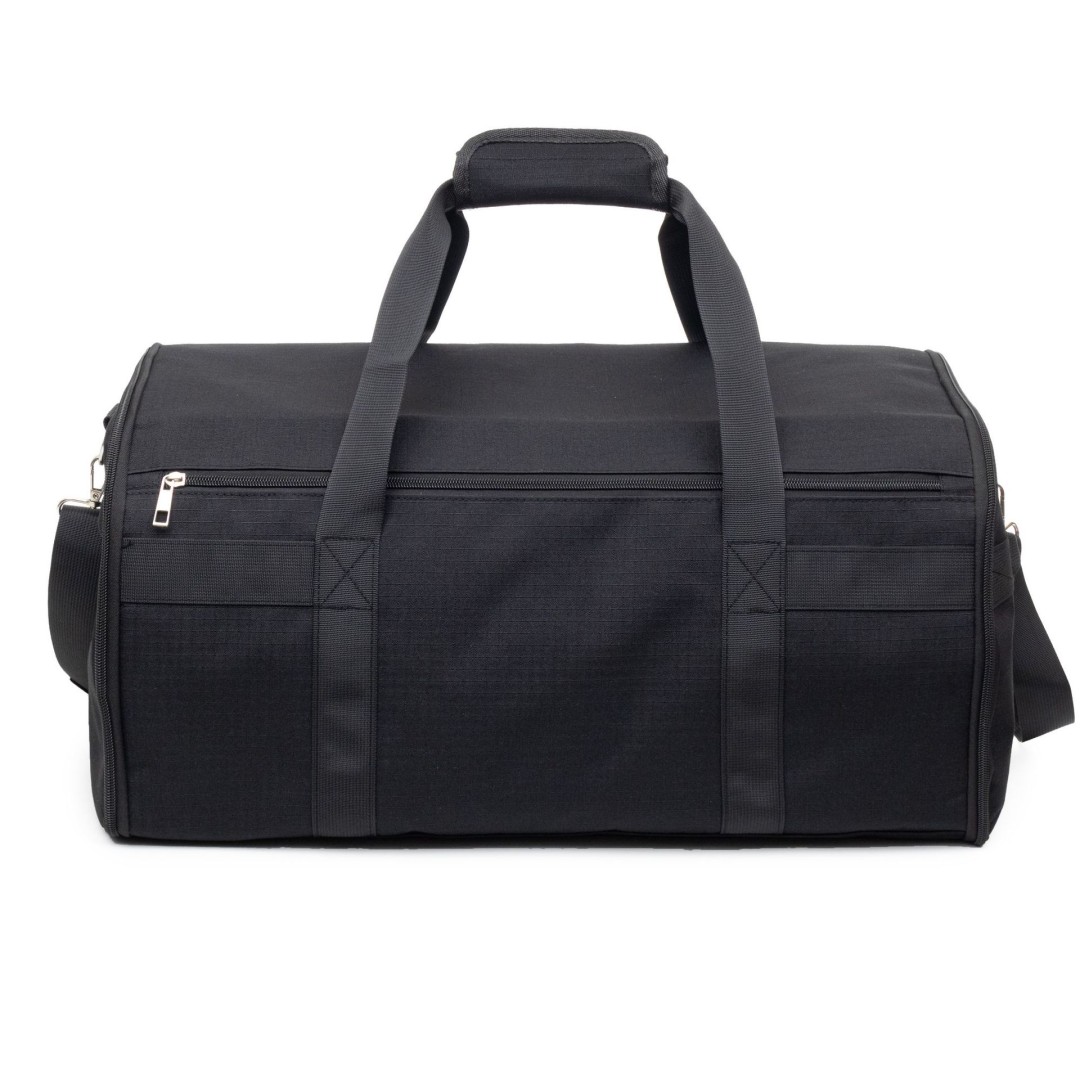 Дорожная сумка – органайзер, многофункциональная,  20–35 литров, черный +колесная база (2 колеса)