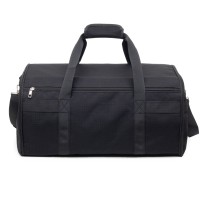 Дорожная сумка – органайзер, многофункциональная,  20–35 литров, черный +колесная база (2 колеса)