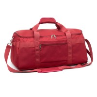 Дорожная сумка – органайзер, многофункциональная,  20–35 литров, бордовый +колесная база (4 колеса)