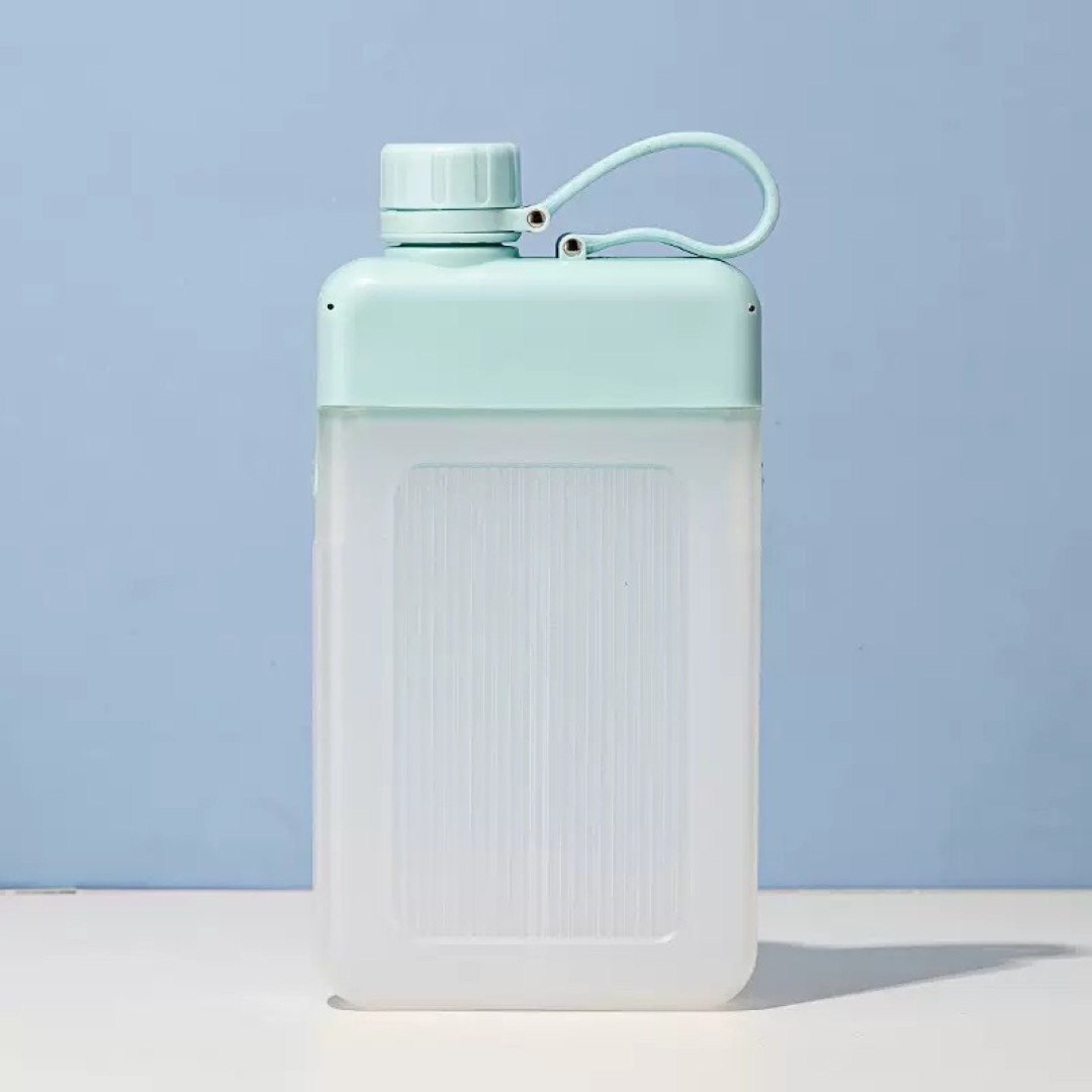 Портативная фляжка, универсальная, 450 мл, розовая