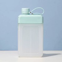 Портативная фляжка, универсальная, 450 мл, голубая