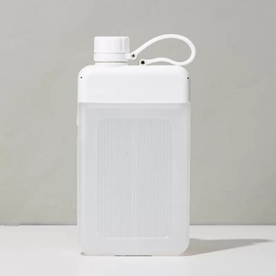 Портативная фляжка, универсальная, 450 мл, белая