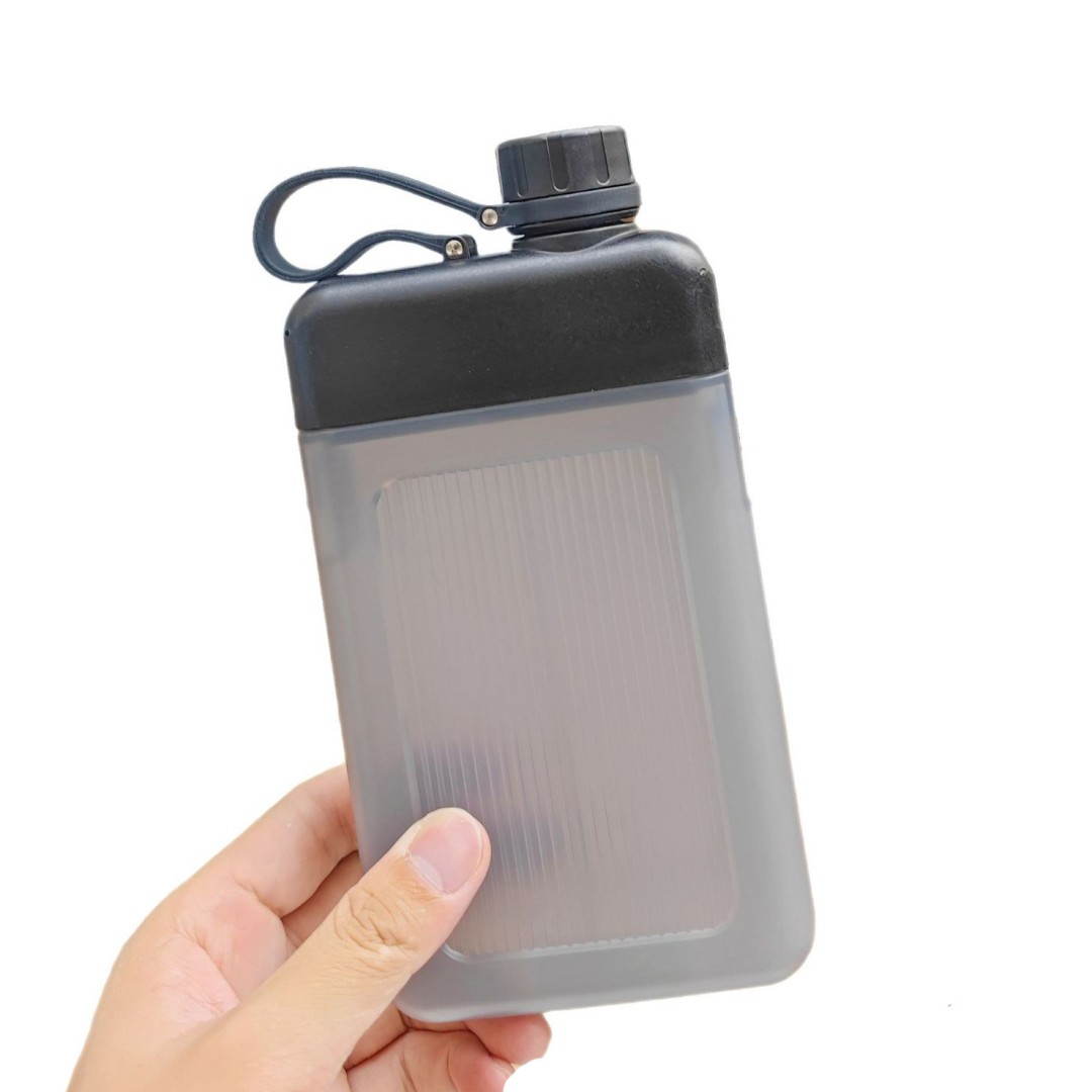 Портативная фляжка, универсальная, 450 мл, розовая