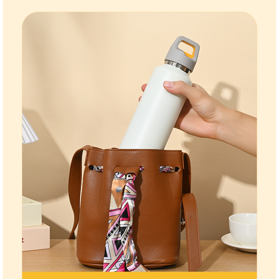 Термобутылка из нержавеющей стали 316L, 600 мл, белый