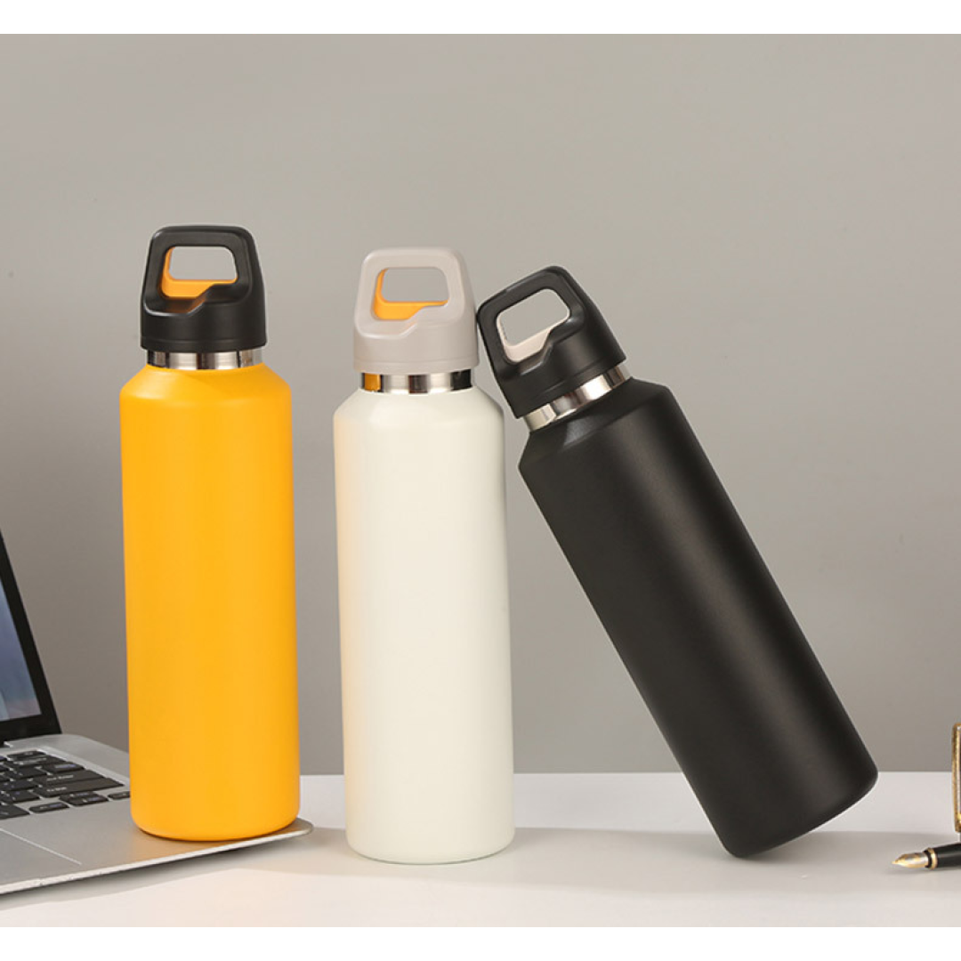 Термобутылка из нержавеющей стали 316L, 600 мл, белый