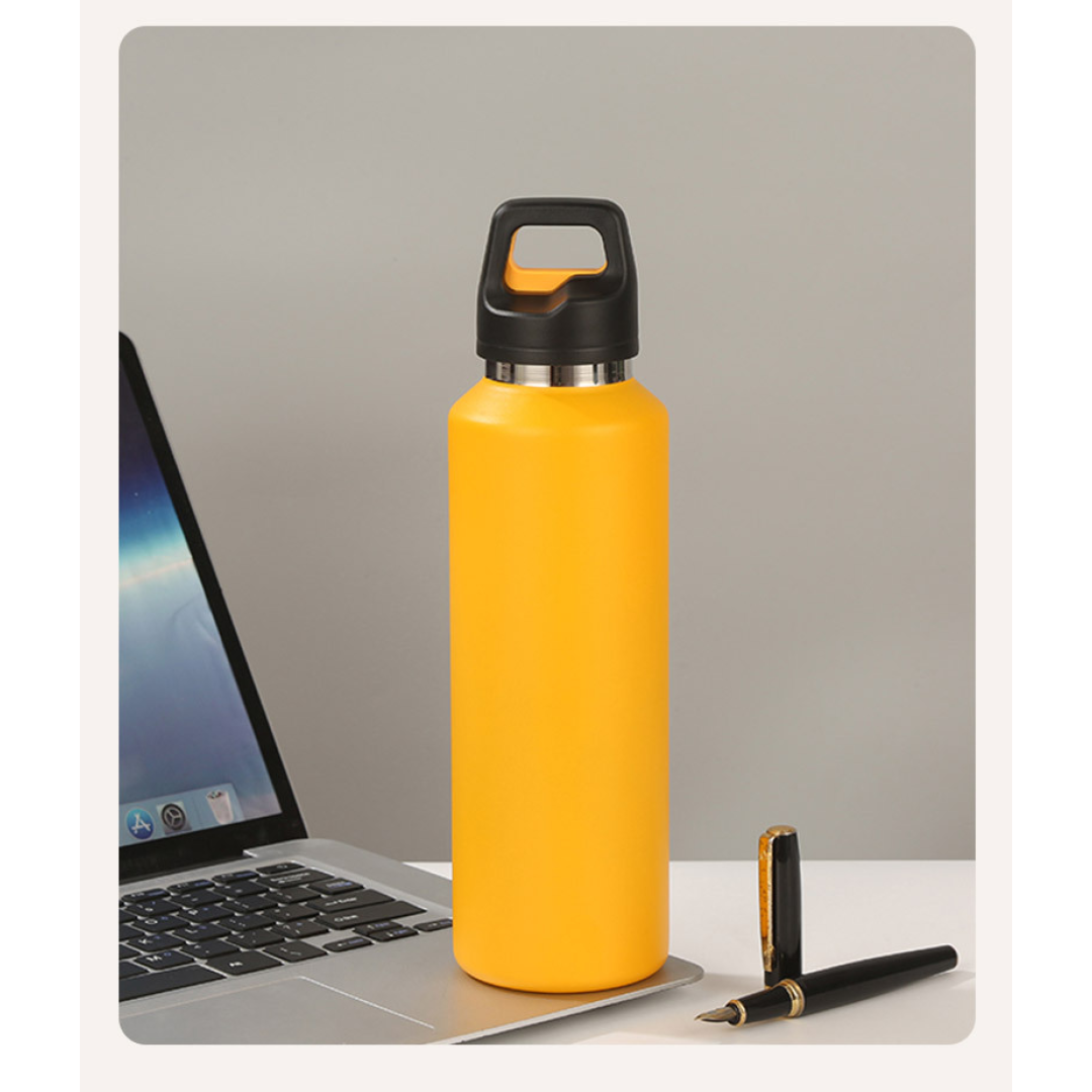 Термобутылка из нержавеющей стали 316L, 600 мл, белый