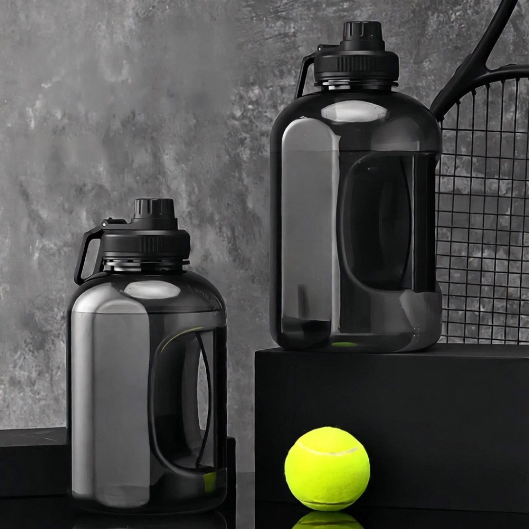 Спортивная бутылка для воды высокой емкости, 2500 мл, розовый