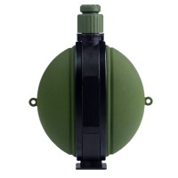 Фляжка с компасом, складная, портативная, 580 мл, армейский зелёный